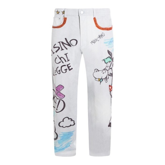 Moschino Other - Moschino White Cotton Jeans - NWT